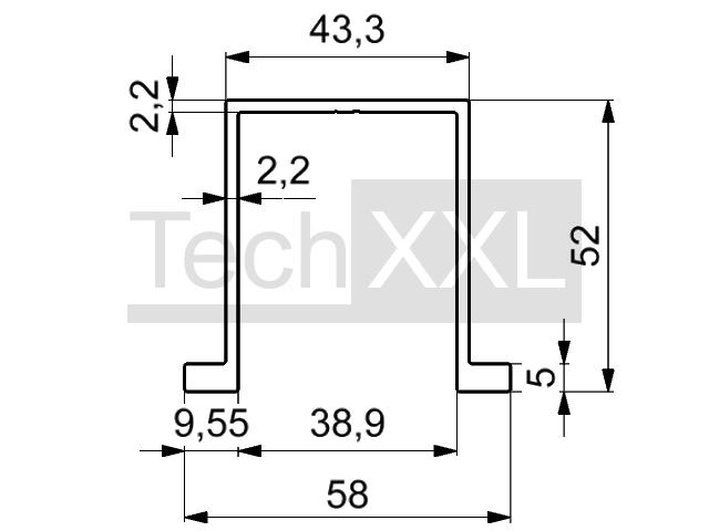 Солнечная направляющая MT Light Plus wie HSOP62
